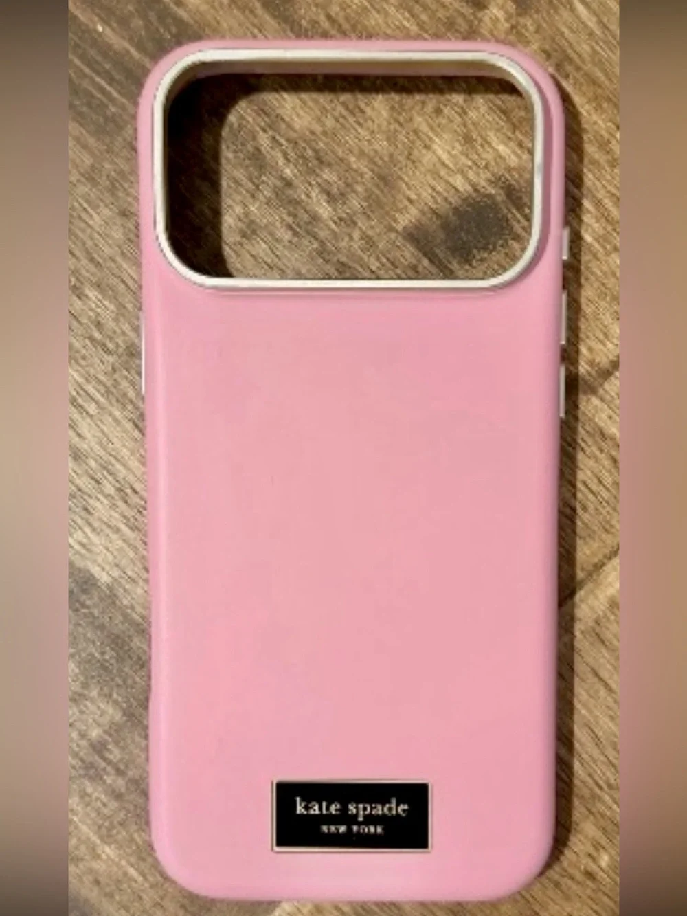 kate spade Pink Slim Protective Phone Case with Logo Plaque